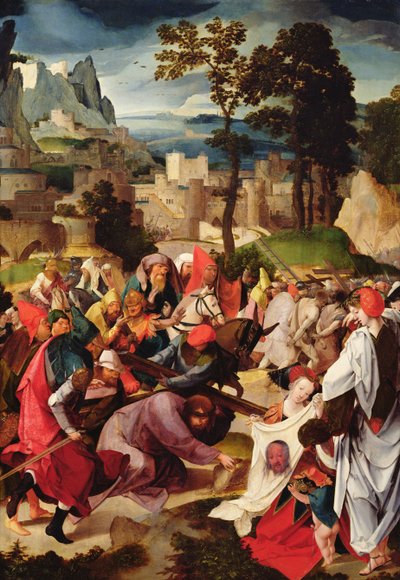 El camino al Calvario de Master of the Repudiation of Hagar