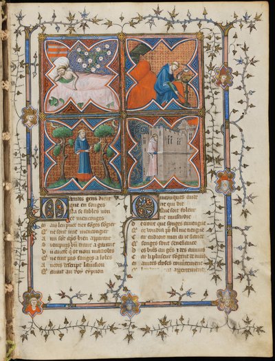 Miniatura de un manuscrito del Roman de la Rose de Guillaume de Lorris y Jean de Meun de Master of the Rose novels