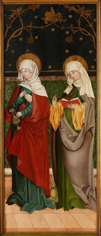 Santa Isabel de Hungría y Santa Margarita, ca 1485-1490 de Master of the Sacristy of Kaufbeuren
