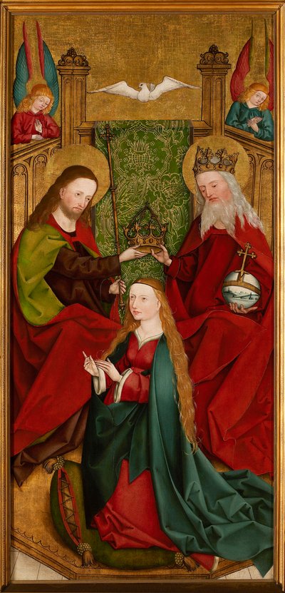 La Coronación de la Virgen María, ca 1485-1490 de Master of the Sacristy of Kaufbeuren