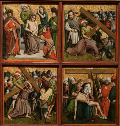 Retablo con La Pasión de Cristo de Master of the Schlägl Altarpiece