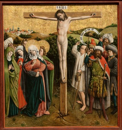 Retablo con La Pasión de Cristo, c. 1440 (óleo y oro sobre madera) de Master of the Schlägl Altarpiece