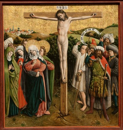 Retablo con La Pasión de Cristo, c. 1440s de Master of the Schlägl Altarpiece