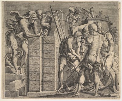 Cadmo fundando Tebas, ca. 1543-44 de Master of the Story of Cadmus