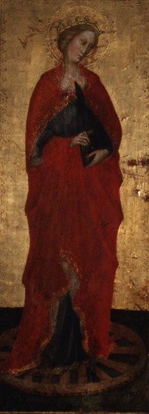 Santa Catalina de Master of the Straus Madonna
