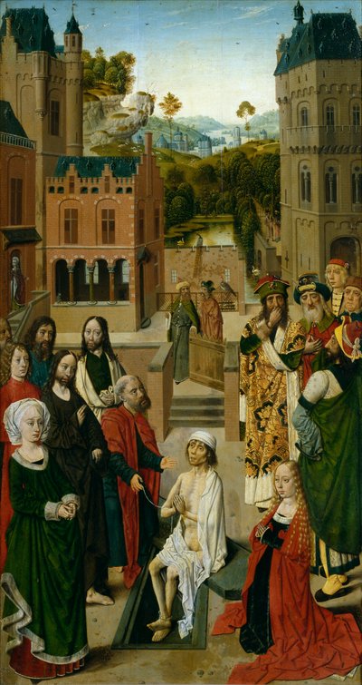 Resurrección de Lázaro de Master of the Tiburtine Sibyl