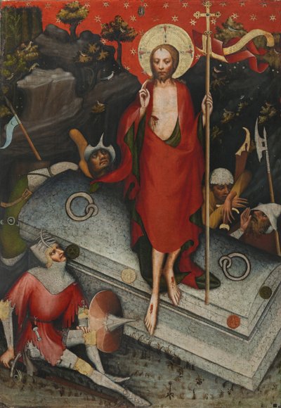 La Resurrección. Del Retablo de Trebon de Master of the Trebon Altarpiece