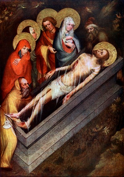 La tumba de Cristo de Master of the Trebon Altarpiece