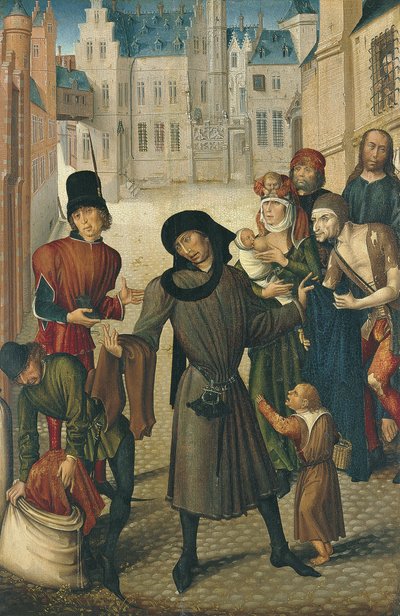 Vestir al desnudo de Master of the View of St. Gudule