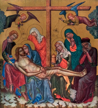 Lamento por Cristo, c. 1350 1955 de Master of the Vyssi Brod Altar