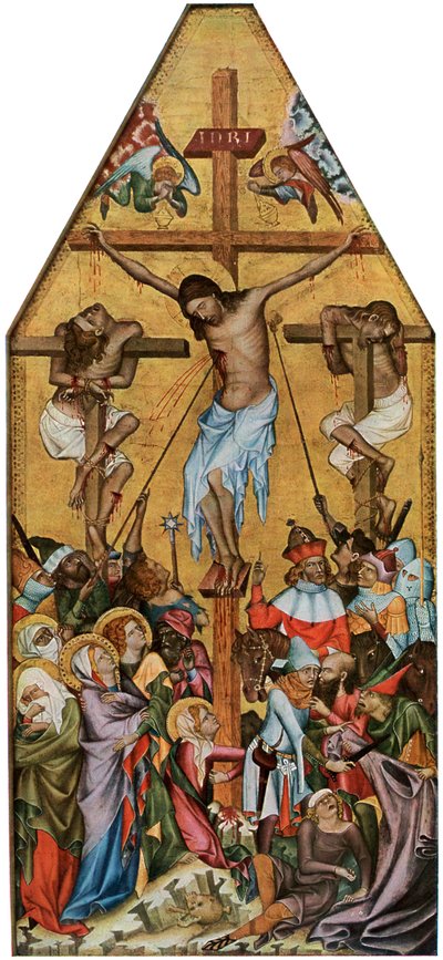 La Crucifixión de Kaufmann de Master of the Vyssi Brod Altar