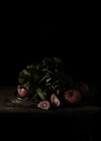 Última comida en el corredor de la muerte, Texas; Chester Wicker, 2011 (fotografía tipo C). de Mat Collishaw