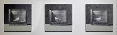 Operant Conditioning Chamber 3, 2022 (Óleo sobre panel de aluminio) de Mat Collishaw