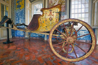 Palacio de Queluz, Queluz, Portugal. Carroza decorada, 2020 (foto) de Mateus Vicente de Oliveira