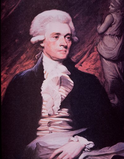 Thomas Jefferson como Embajador de EE.UU. en Francia de Mather (after) Brown