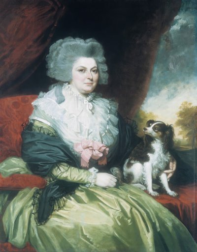 Dama con un perro, 1786 de Mather Brown