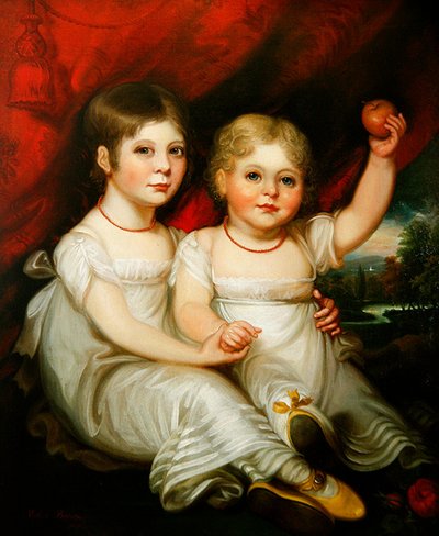 Retrato de dos niñas de Mather Brown
