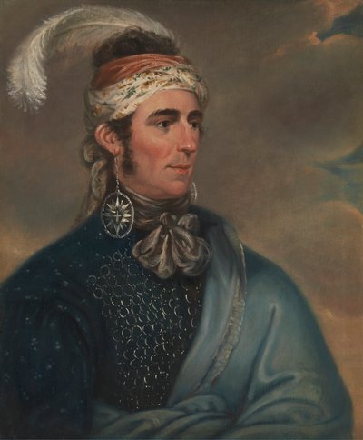 Teyoninhokarawen (Mayor John Norton) de Mather Brown