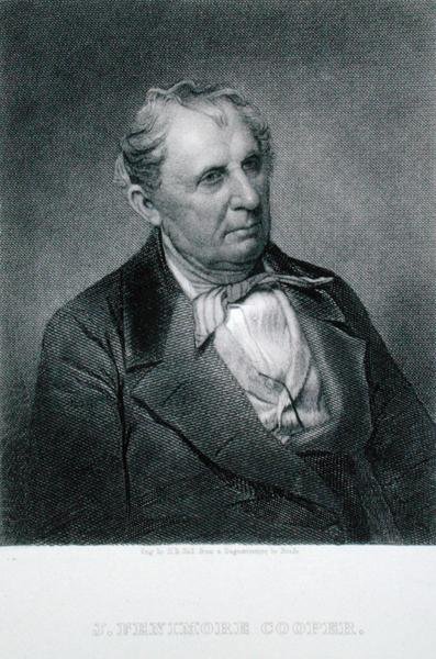 James Fenimore Cooper (1789-1851), grabado por Henry Bryan Hall después de un daguerrotipo de Mathew (after) Brady
