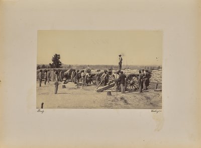 Capitán [illeg.] Batería de Mathew B. Brady