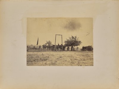 [Escena de ejecución] de Mathew B. Brady