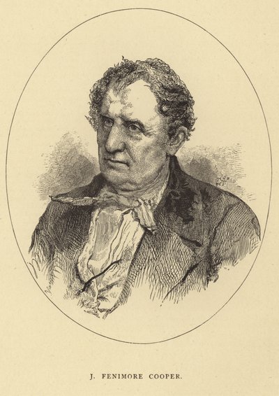 Retrato de James Fenimore Cooper de Mathew B. Brady