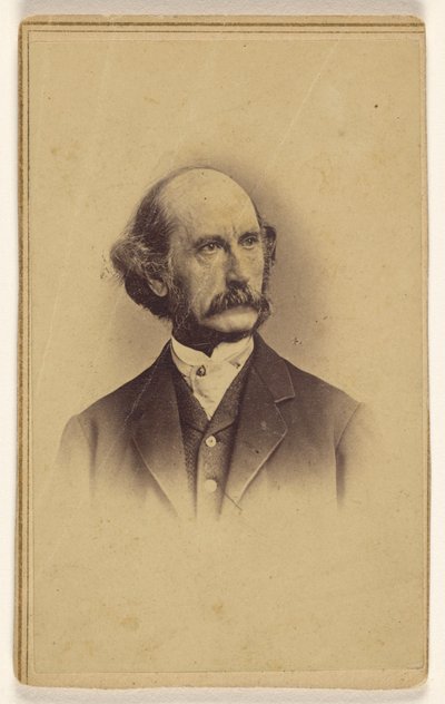 [Hombre calvo sin identificar con bigote, impreso en viñeta]. de Mathew B. Brady