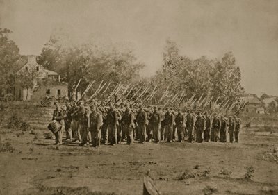 Compañía de infantería cerca de Harper