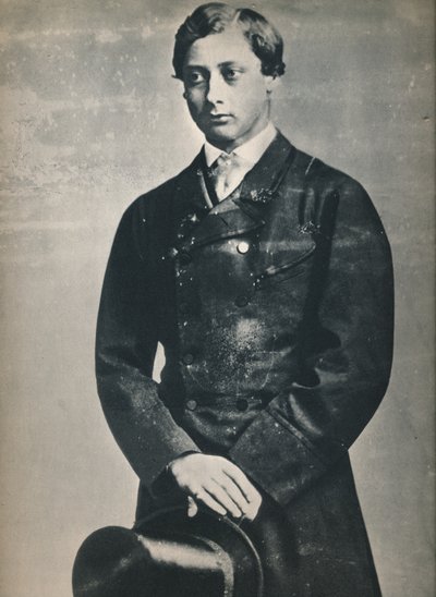 Eduardo VII como Príncipe de Gales, Nueva York, 1860, 1939 de Mathew B. Brady