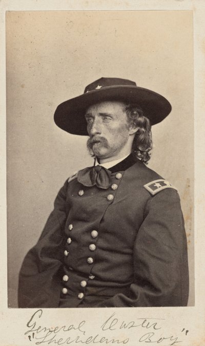 General George Armstrong Custer,1865 (foto) de Mathew Brady