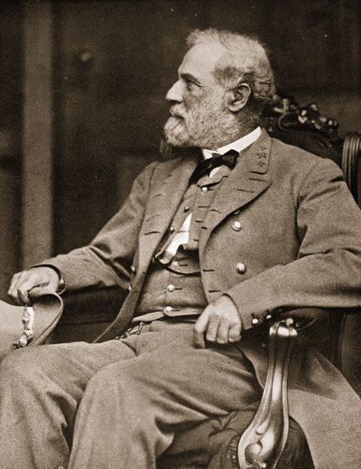 General Robert E. Lee Sentado en su Casa en Richmond, 1865 de Mathew B. Brady