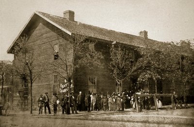 Sede de la Comisión Cristiana, Richmond, 1861-65 de Mathew B. Brady