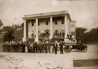 Hospital no.15, Beaufort, Carolina del Sur, 1864 de Mathew B. Brady