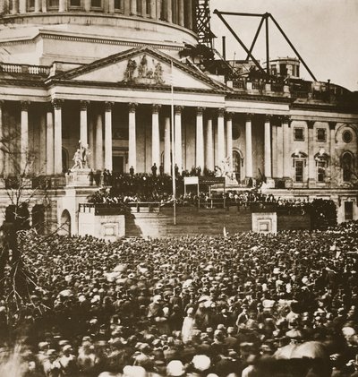 Inauguración del presidente Lincoln, 4 de marzo de 1861 de Mathew B. Brady