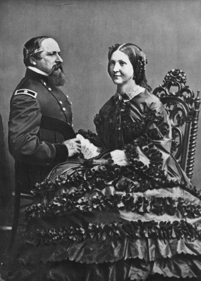 James B. y Fannie Ricketts, c1860, 1939 de Mathew B. Brady