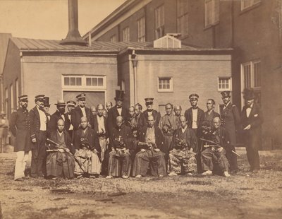 [Embajada japonesa, Navy Yard, Washington, DC], 1860 de Mathew Brady
