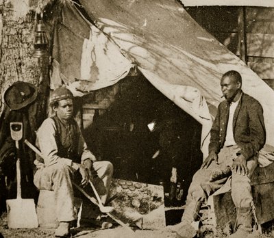John Henry y Reuben en el ocio, 1861-65 de Mathew B. Brady