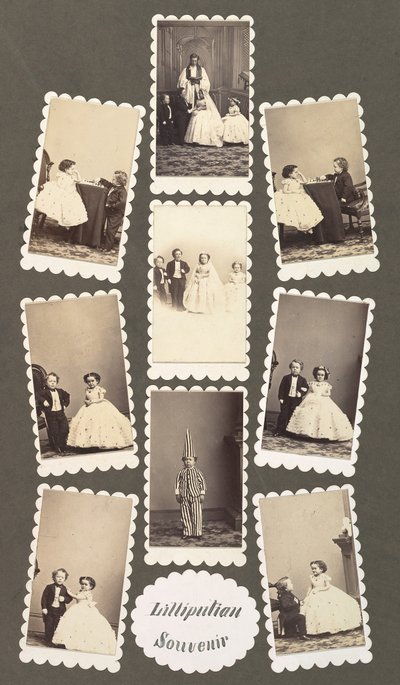 Souvenir liliputiense, 1862-63 de Mathew Brady