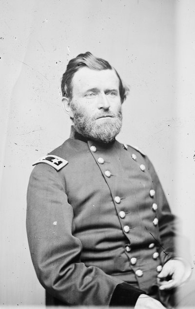 Mayor General Ulysses S. Grant, oficial del Ejército Federal, 1861-5 de Mathew B. Brady