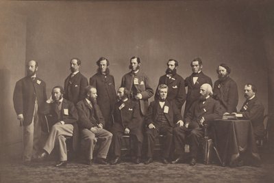 [Miembros de la Comisión Sanitaria de Nueva York], ca. 1860 de Mathew Brady