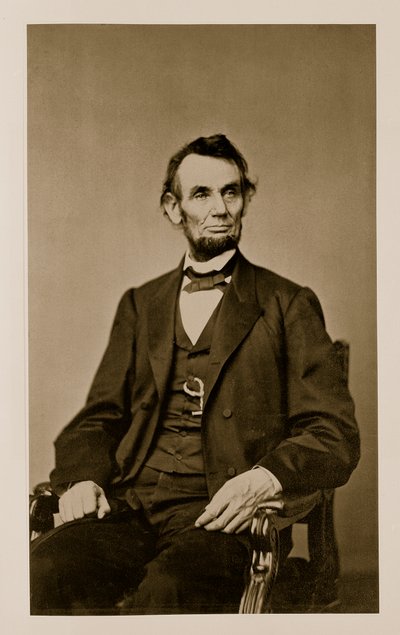 Retrato de Abraham Lincoln (1809-65) de Mathew B. Brady