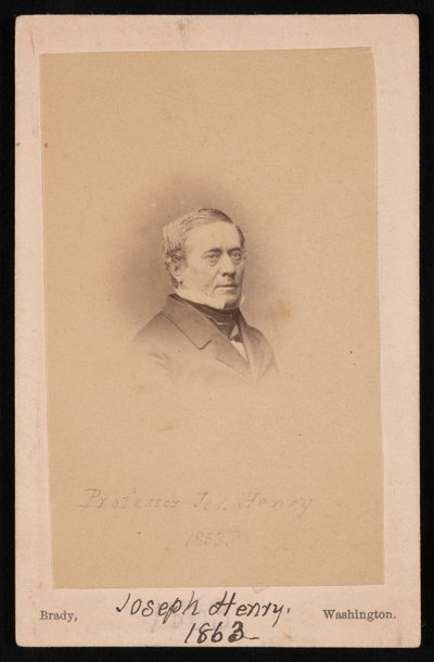 Retrato de Joseph Henry 1797-1878, 1863 de Mathew Brady