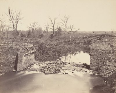Puente de Piedra - Bull Run, 1862 de Mathew Brady