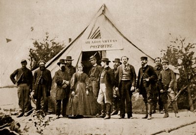 La Oficina de Correos, Cuartel General del Ejército del Potomac, 1861-65 de Mathew B. Brady