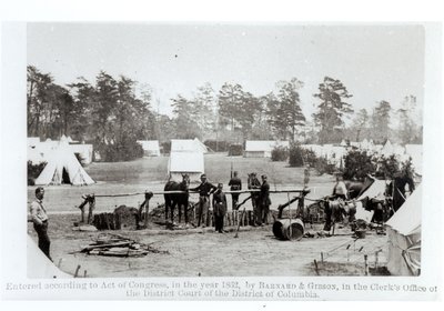 Cuartel general yanqui, campamento Whinfield, 3 de mayo de 1862 de Mathew B. Brady
