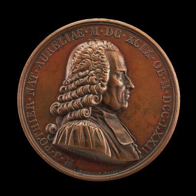 Robert-Joseph Pothier, 1699-1772, Jurista y Profesor [anverso], 1823 de Mathias Nicholas Marie Vivier