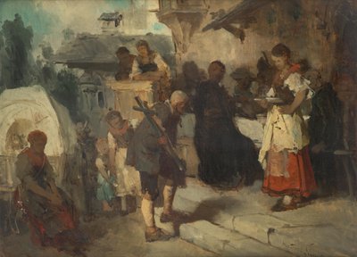 Dos comerciantes de Mathias Schmid
