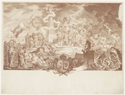 Alegoría sobre el verdadero patriotismo, 1788 de Mathias de Sallieth