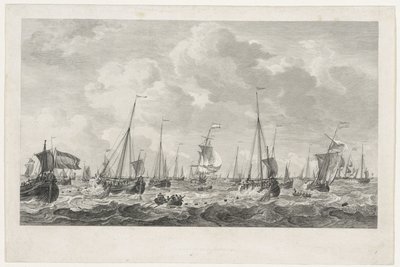 Pesca de arenque, 1781 de Mathias de Sallieth