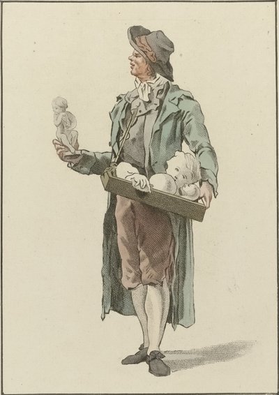 Vendedor ambulante con figuritas de yeso de Mathias de Sallieth